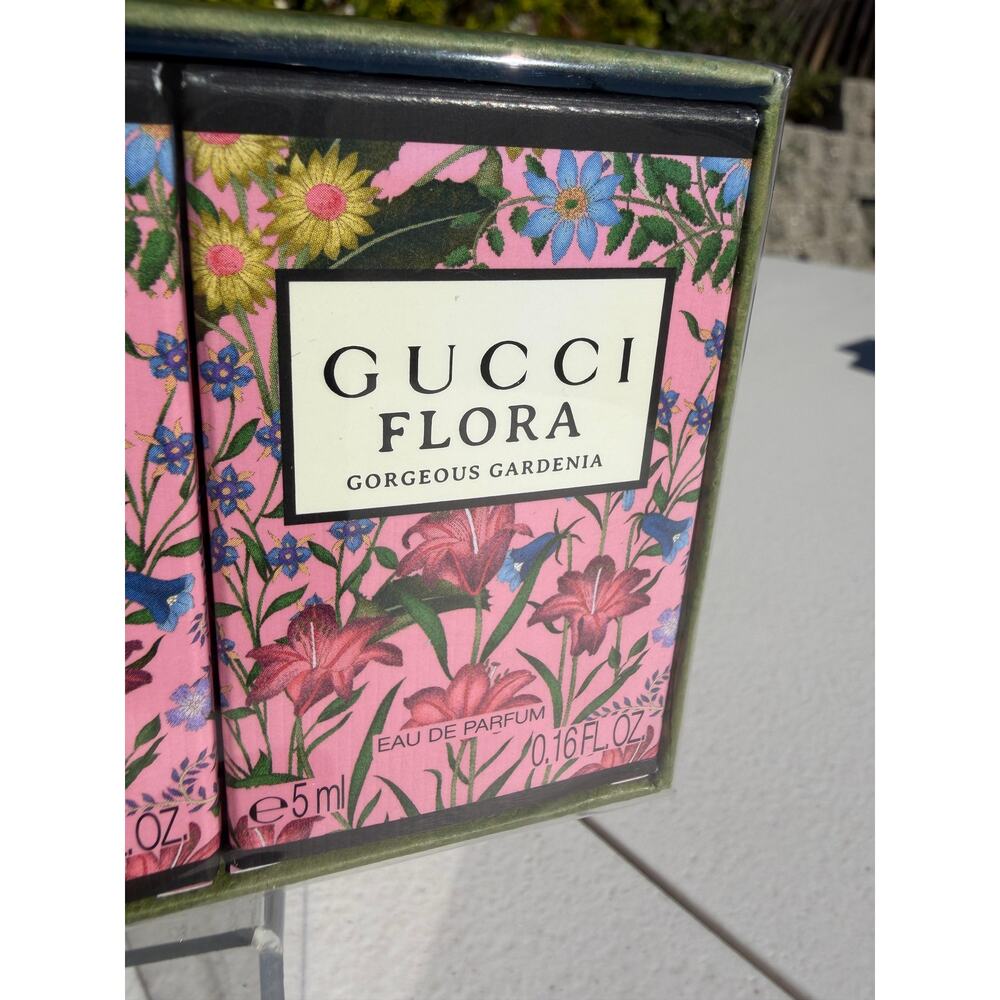 Gucci Eau de Parfum Mini Gift Set (2 Bloom + 2 Flora Gorgeous Gardenia) - Picture 4 of 4